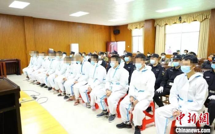 圖為庭審現(xiàn)場?！|蘭法院 攝