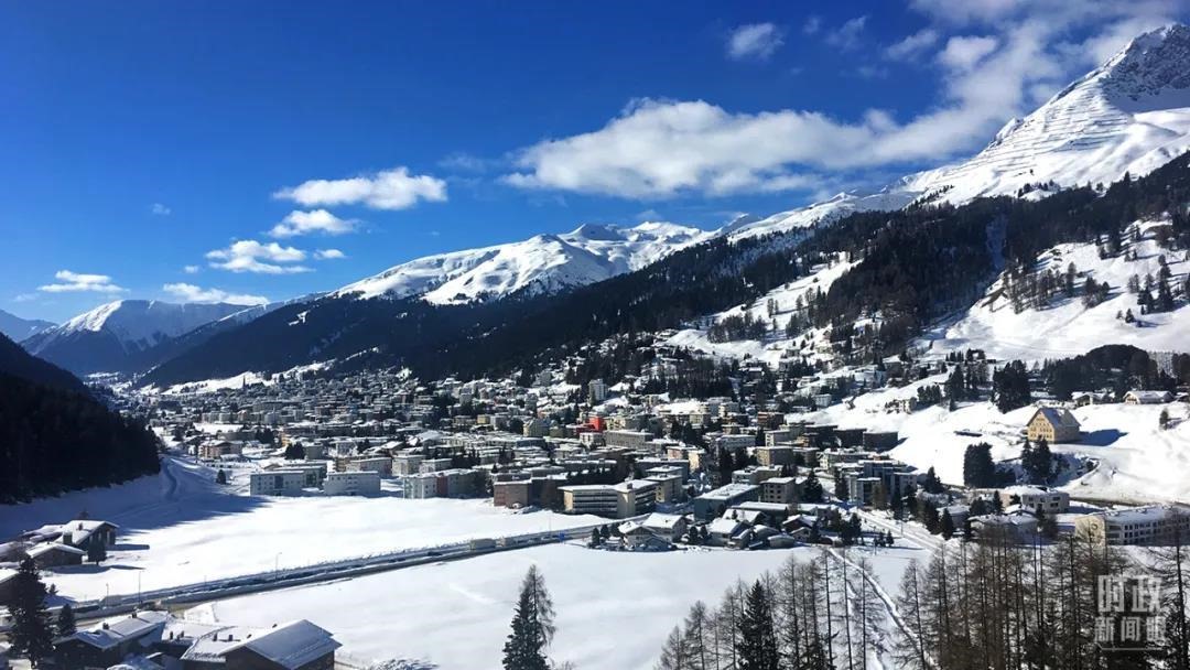 △瑞士，達(dá)沃斯小鎮(zhèn)。