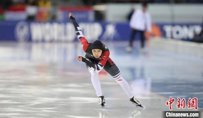 高亭宇在比賽中。圖片來源：黑龍江省體育局。