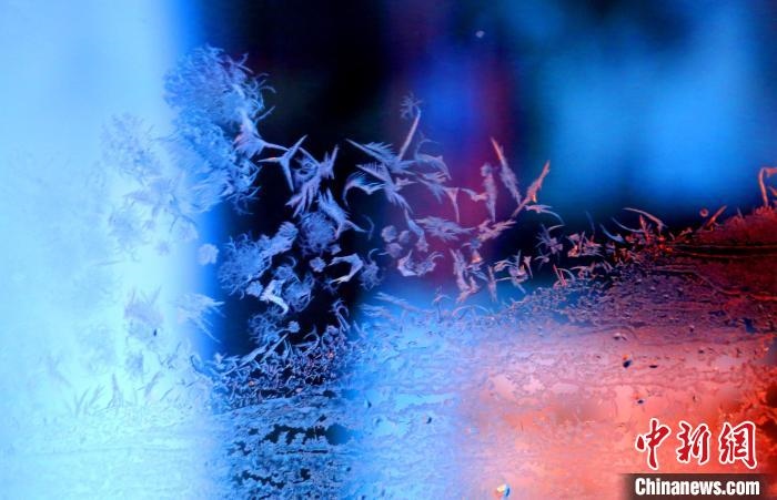 點點冰花像一個個小精靈?！O書程 攝