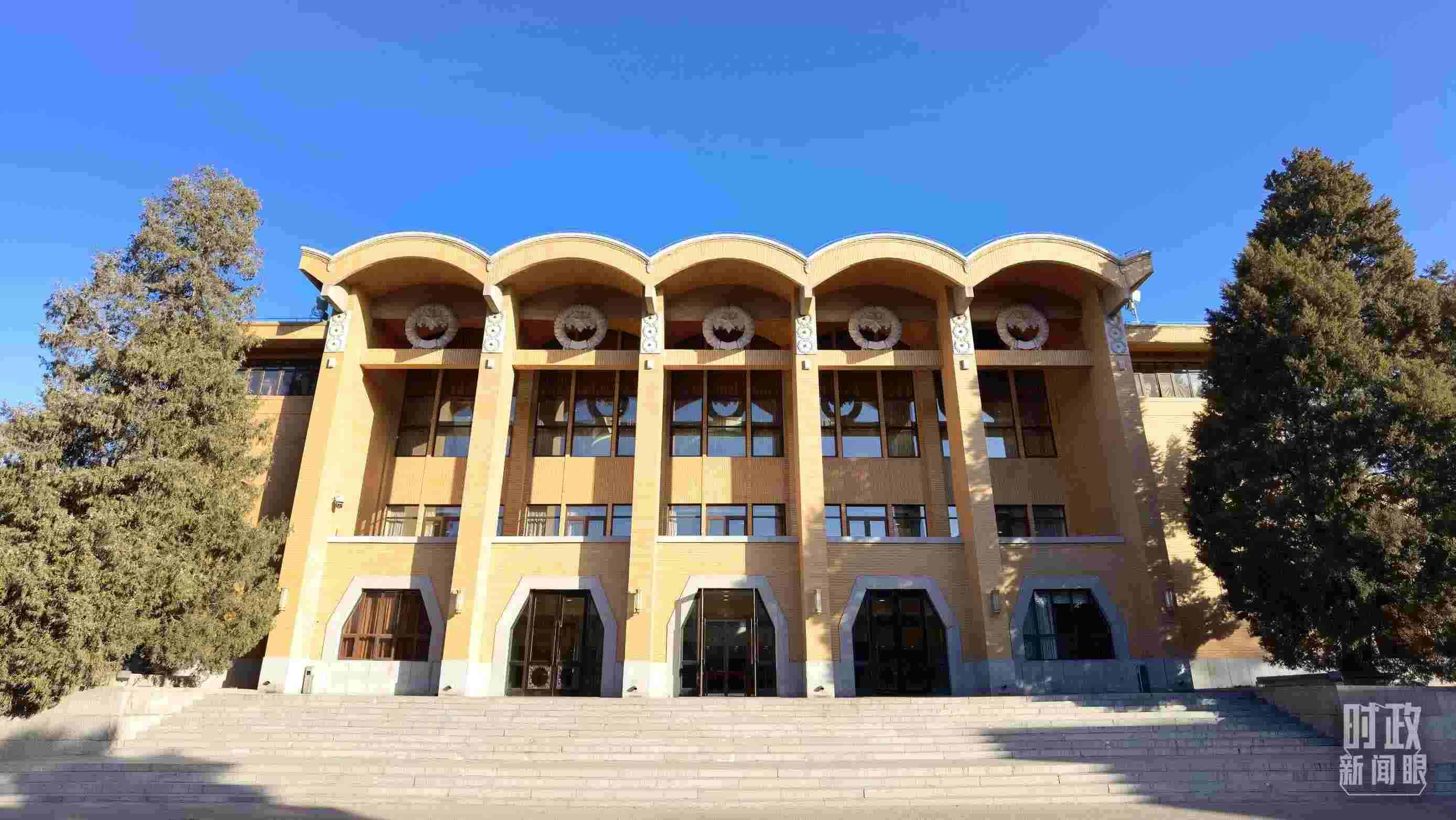 △2023年3月1日，中央黨校建校90周年慶祝大會在這里舉行。（總臺央視記者石丞拍攝）