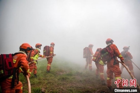 演練現(xiàn)場。瀘州消防供圖