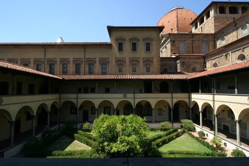 意大利美第奇洛倫佐圖書館。美第奇洛倫佐圖書館供圖