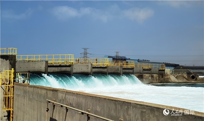 圖為取排水工程項(xiàng)目一景。人民網(wǎng)記者管克江攝