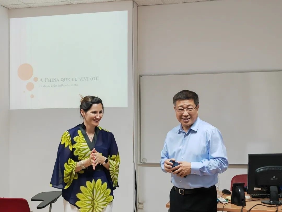 里斯本大學(xué)孔子學(xué)院組織漢語角活動。 圖片來源：里斯本大學(xué)孔子學(xué)院公眾號