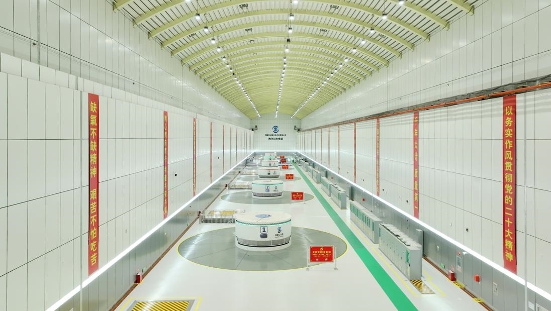 雅礱江兩河口水電站地下廠房。受訪者供圖