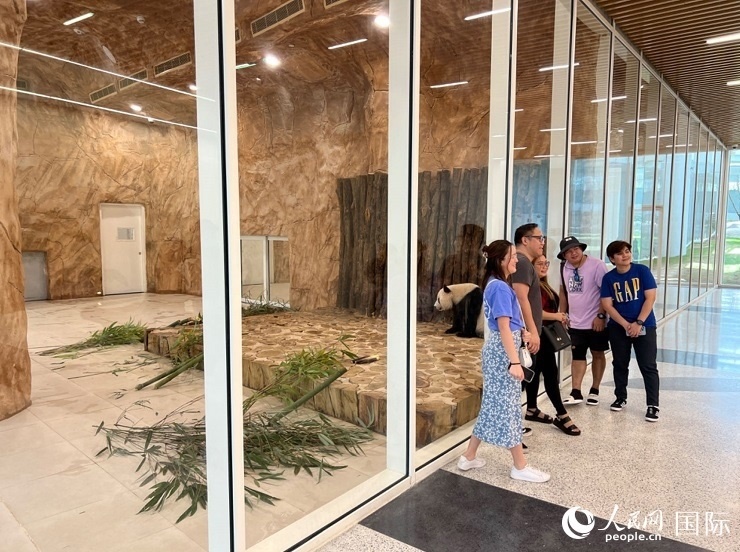 當?shù)赜慰团c“四?！焙嫌?。人民網(wǎng)記者 張志文攝