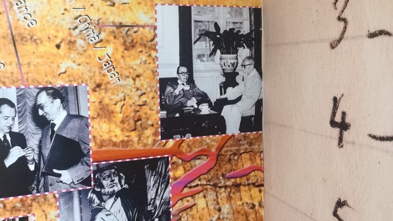 1957年，卡贊扎基斯第二次訪問中國，期間與作家茅盾進(jìn)行交流。人民網(wǎng)記者 葛泰佚攝