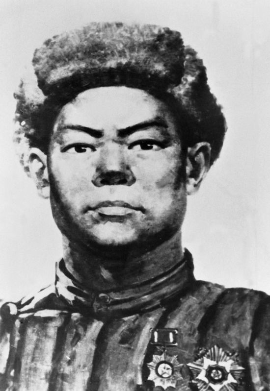 這是黃繼光像。新華社發(fā)（資料照片）