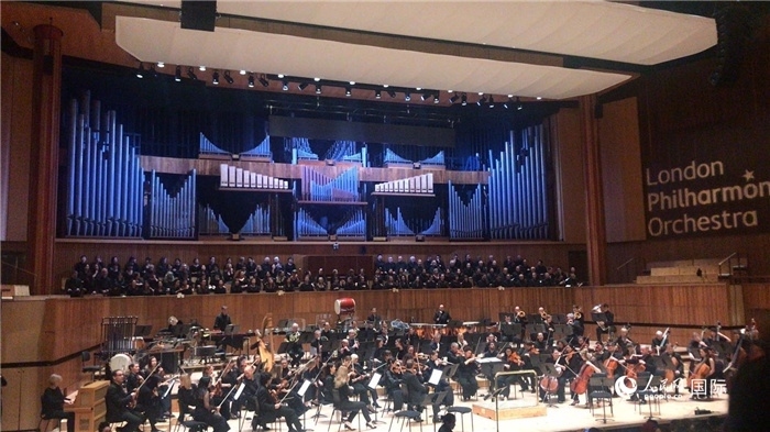 《敦煌·慈悲頌》在倫敦演出。人民網(wǎng) 余穎攝