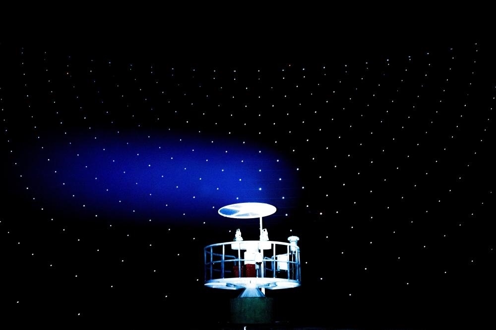 2021年3月29日拍攝的“中國(guó)天眼”測(cè)量基墩（維護(hù)保養(yǎng)期間拍攝）。新華社記者 歐東衢 攝