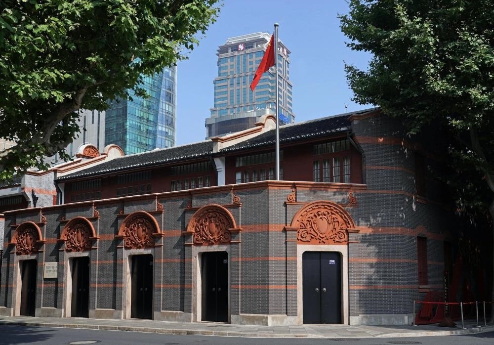 2023年6月9日拍攝的中共一大會(huì)址外景。新華社記者 劉穎 攝