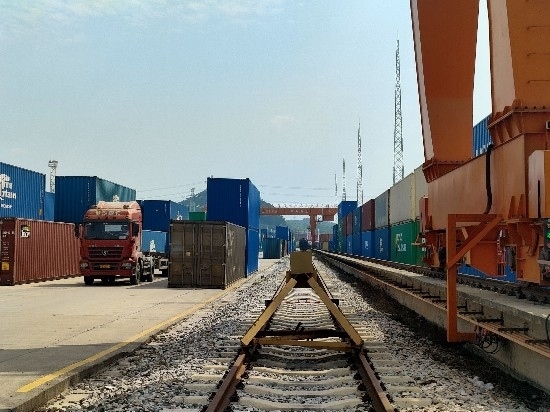 廣州東部公鐵聯(lián)運樞紐（增城西站）。人民網 王雅蝶攝