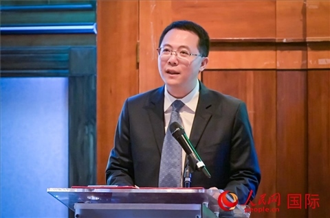 吳文海致辭。人民網(wǎng) 郭錦標(biāo)攝