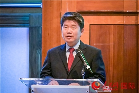 李立言致辭。人民網(wǎng) 郭錦標(biāo)攝