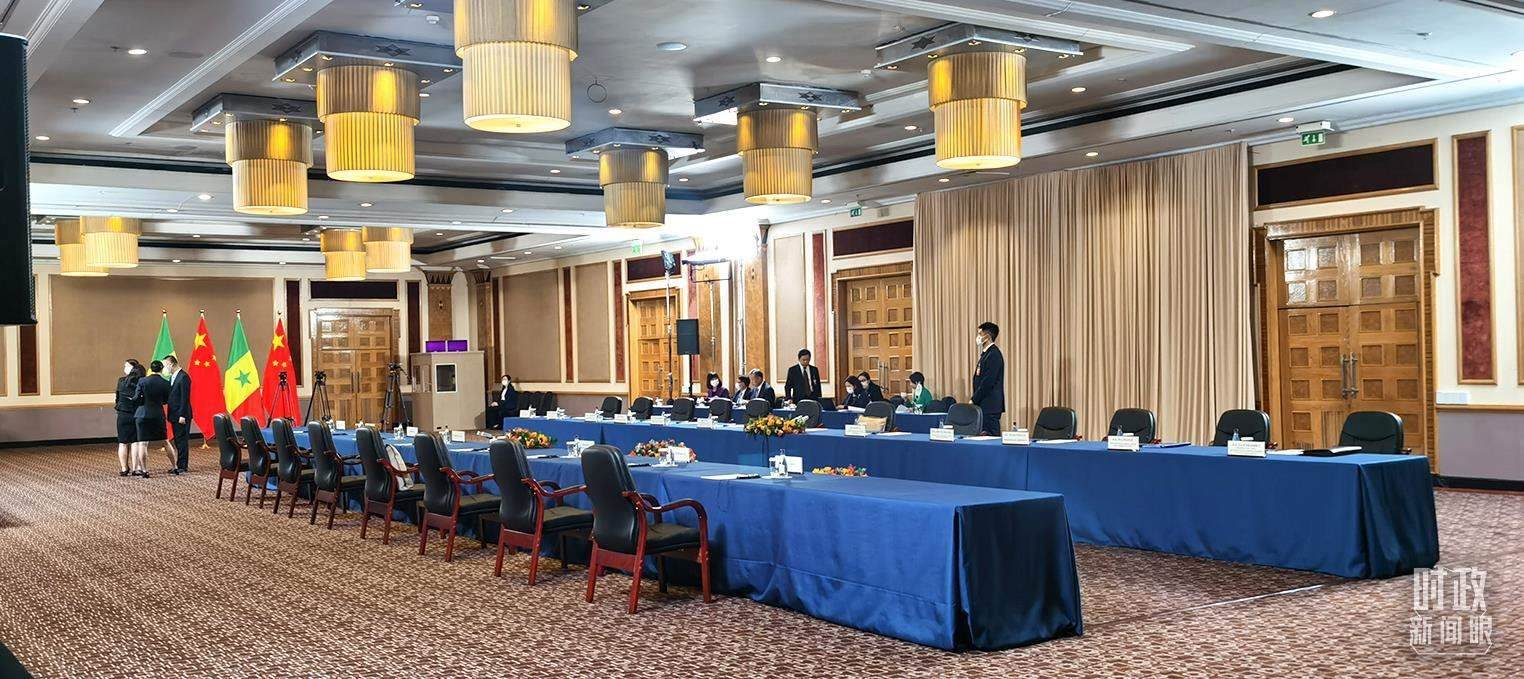 △23日下午，4場會見在這里舉行。（總臺央視記者郭鴻拍攝）