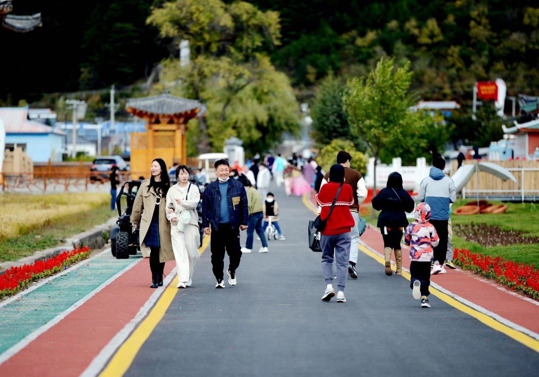 光東村干凈整潔的街區(qū)。主辦方供圖