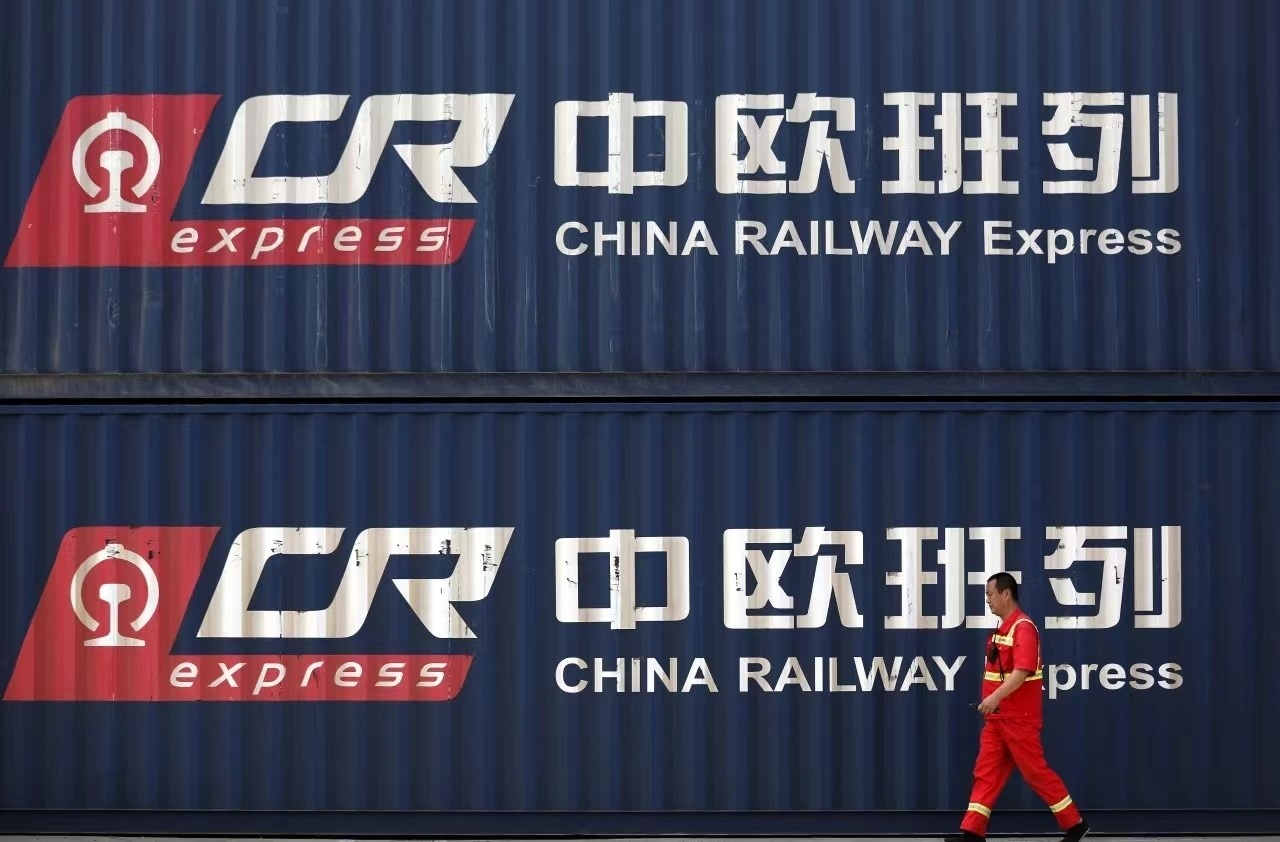 國鐵集團發(fā)布中歐班列全程時刻表成果。國鐵集團供圖