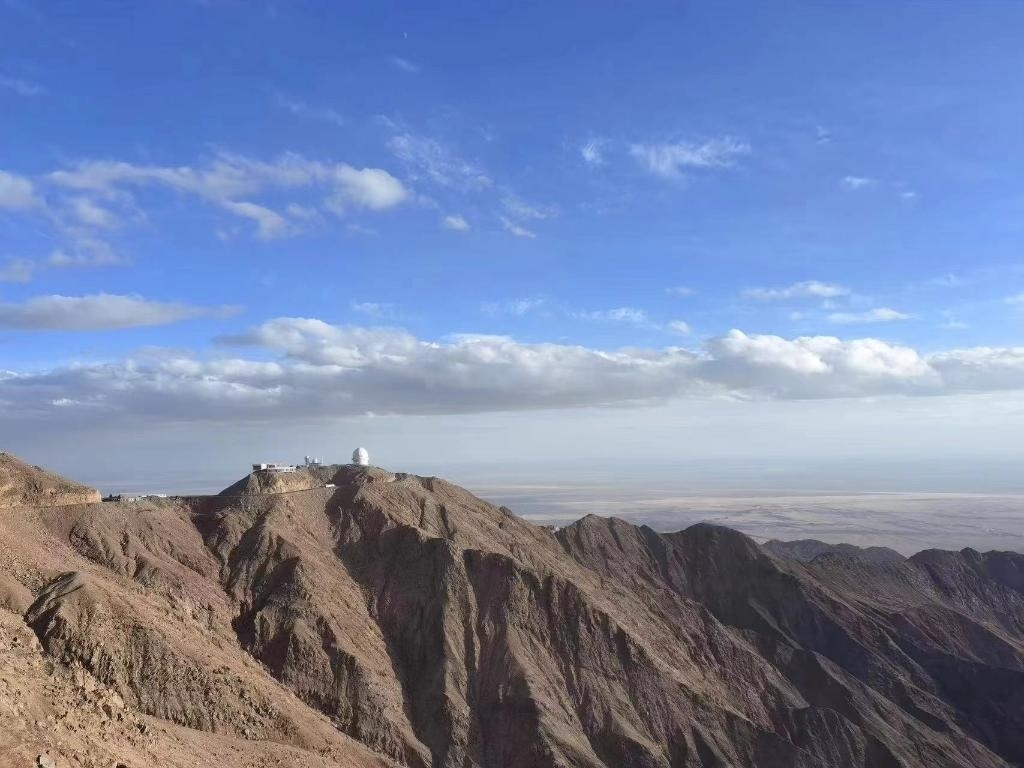 墨子巡天望遠(yuǎn)鏡遠(yuǎn)景圖。（中國(guó)科學(xué)技術(shù)大學(xué)供圖）