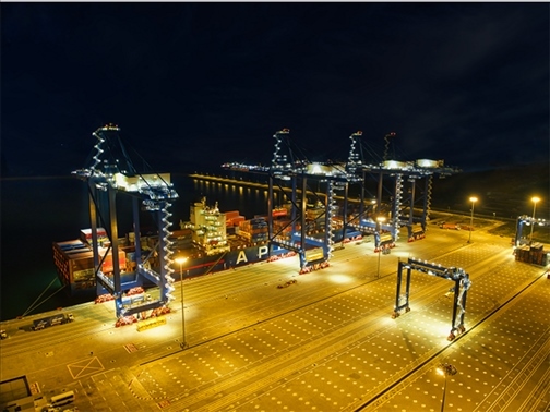 萊基港實行7×24小時裝卸作業(yè)機(jī)制。受訪者供圖