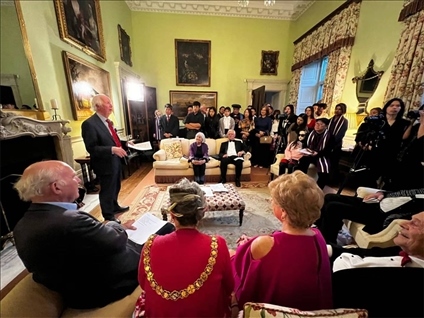 藝術節(jié)舉辦的人文交流活動。主辦方供圖