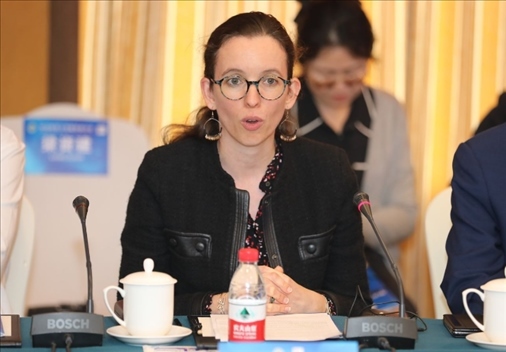 法國駐華大使館公使銜參贊白美燕致辭。主辦方供圖