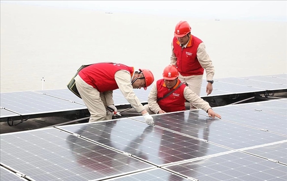 開山島微電網(wǎng)的投運(yùn)建設(shè)。受訪者供圖