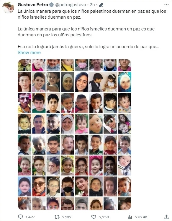 巴以爆發(fā)新沖突后，他再指西方“雙標(biāo)”