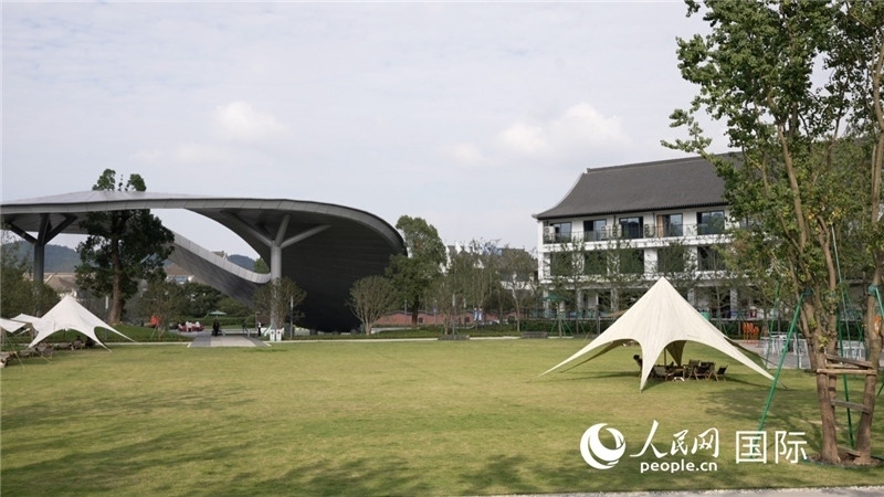 安吉露營(yíng)地。人民網(wǎng) 彭昱凱攝