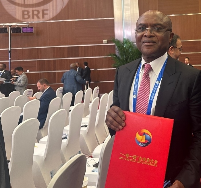 “一帶一路”企業(yè)家大會(huì)的外方代表。人民網(wǎng)記者 申佳平攝