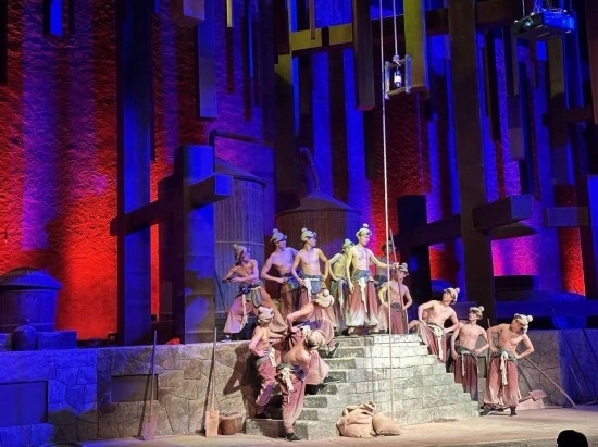 《天釀》演出場景。本報記者劉書文攝