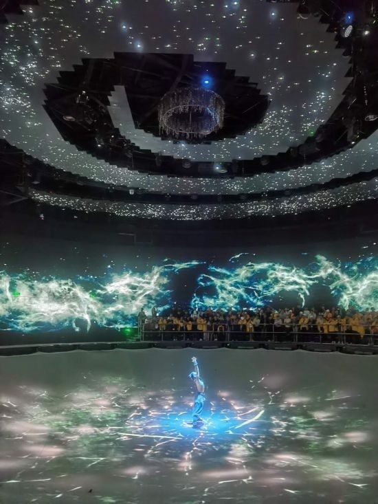 《天釀》演出場景。本報記者常雯宜攝