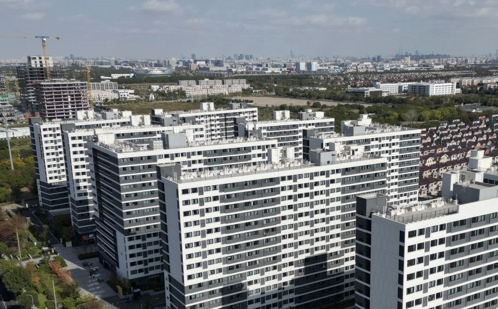 社區(qū)外景（無(wú)人機(jī)照片）。