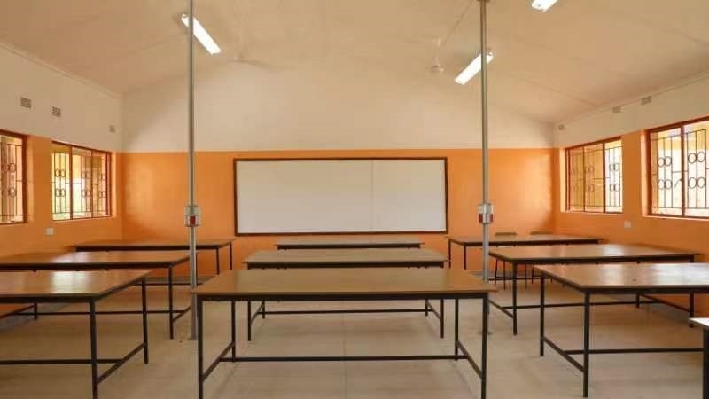 寬敞明亮的教室。主辦方供圖