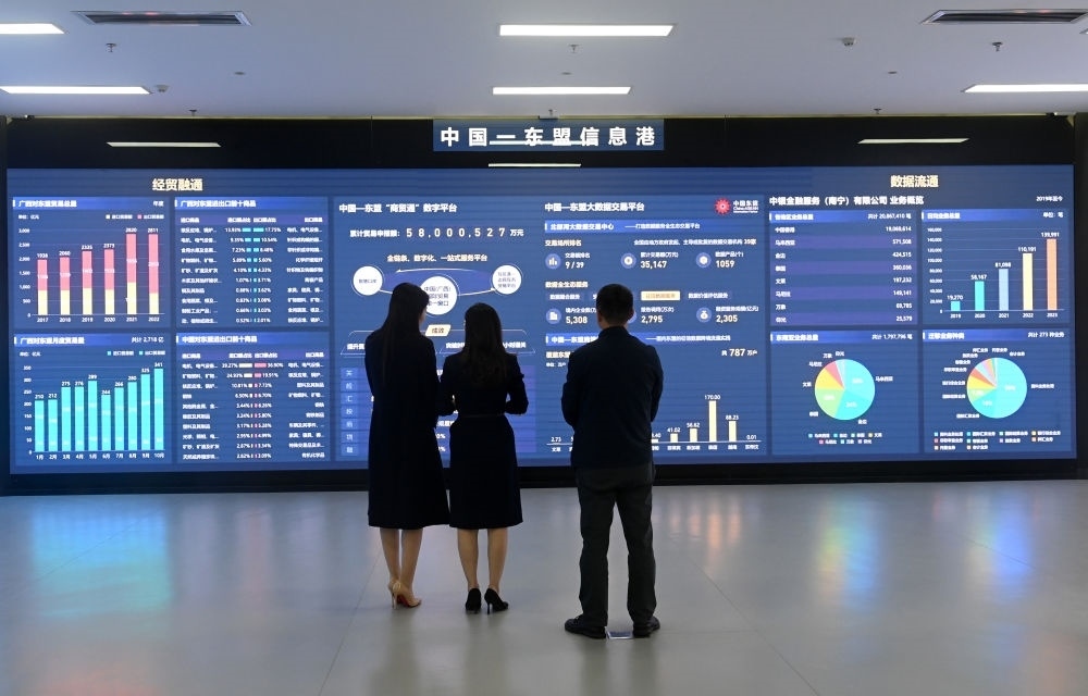 中國(guó)—東盟信息港股份有限公司展廳。