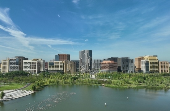 雄安新區(qū)容東片區(qū)。人民網(wǎng)記者 李兆民攝