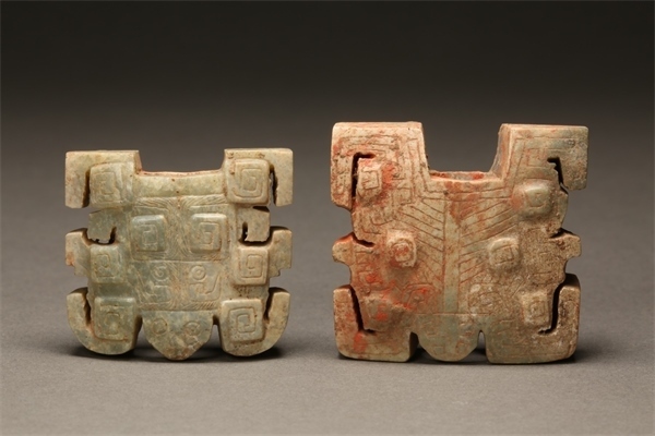 獸面形玉飾件。國家文物局供圖