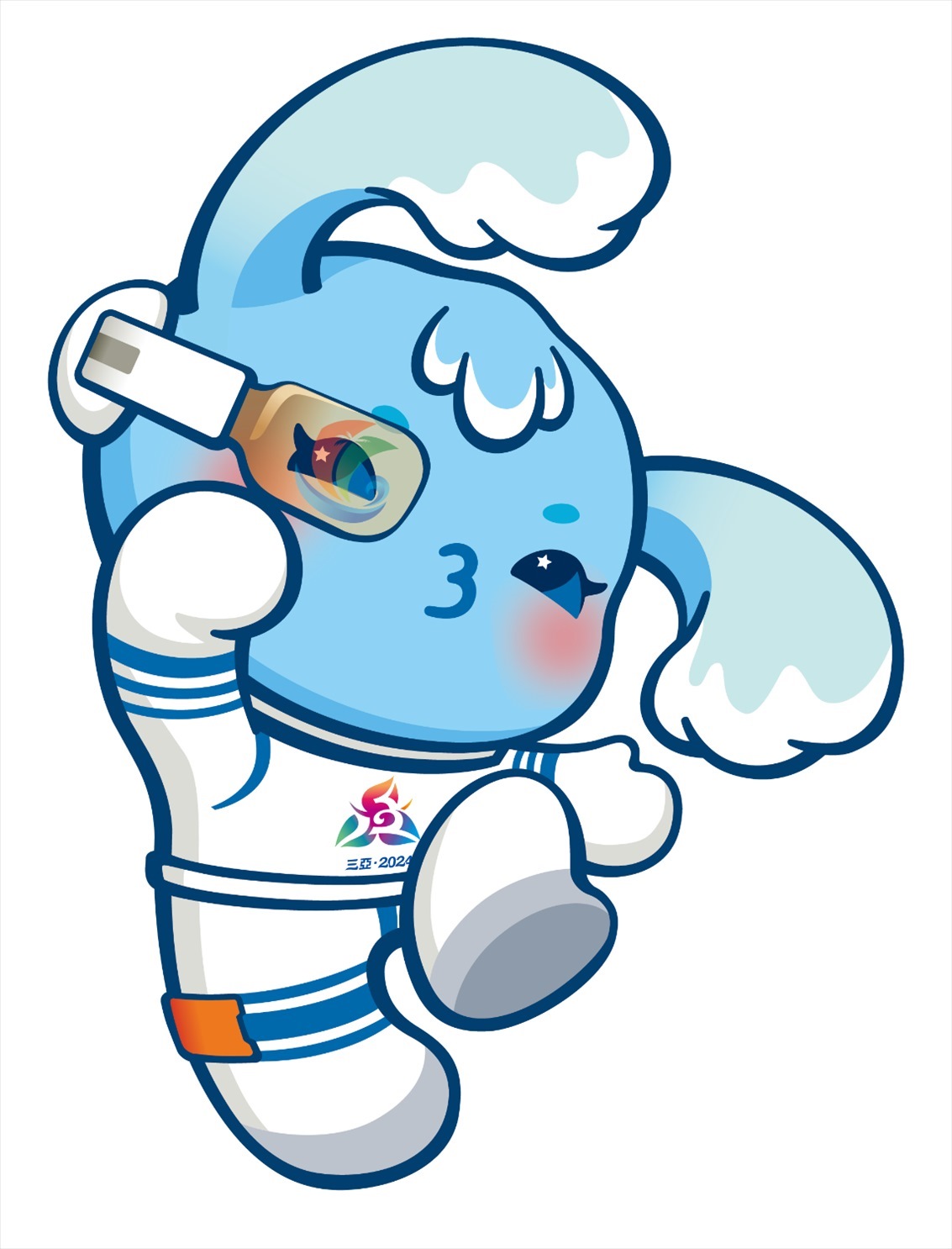 第十二屆全國少數(shù)民族傳統(tǒng)體育運(yùn)動會吉祥物“吉貝”。第十二屆全國少數(shù)民族傳統(tǒng)體育運(yùn)動會組委會供圖