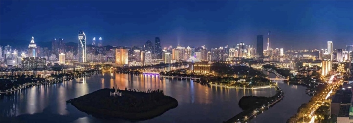 筼筜夜色。（圖源：人民日報）