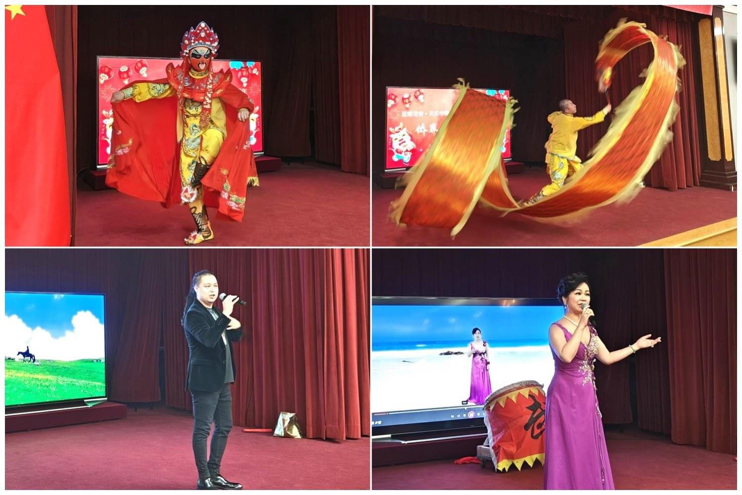 當?shù)貎S界知名演員獻上精彩演出。主辦方供圖