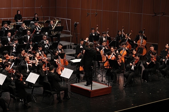 音樂會現(xiàn)場。學校供圖