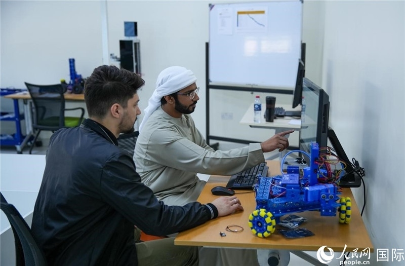 培訓(xùn)中心展示。人民網(wǎng)塔里克·易卜拉欣攝