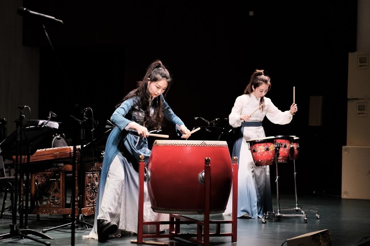 2024“歡樂(lè)春節(jié)”新春民族音樂(lè)會(huì)演出現(xiàn)場(chǎng)。于子恒攝