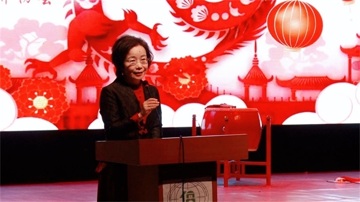 沈敏娟致辭。駐蒙古使館供圖