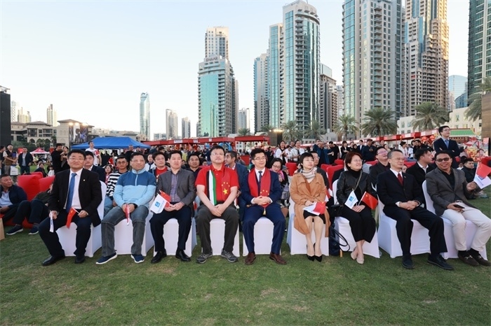 活動現(xiàn)場。中建中東供圖