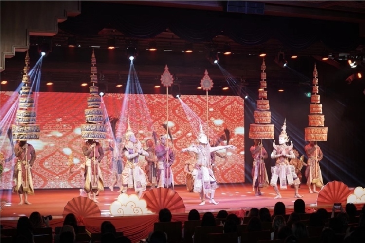 圖為2024“歡樂(lè)春節(jié)”中泰互致新春賀辭活動(dòng)現(xiàn)場(chǎng)。 中國(guó)駐泰國(guó)大使館文化處供圖