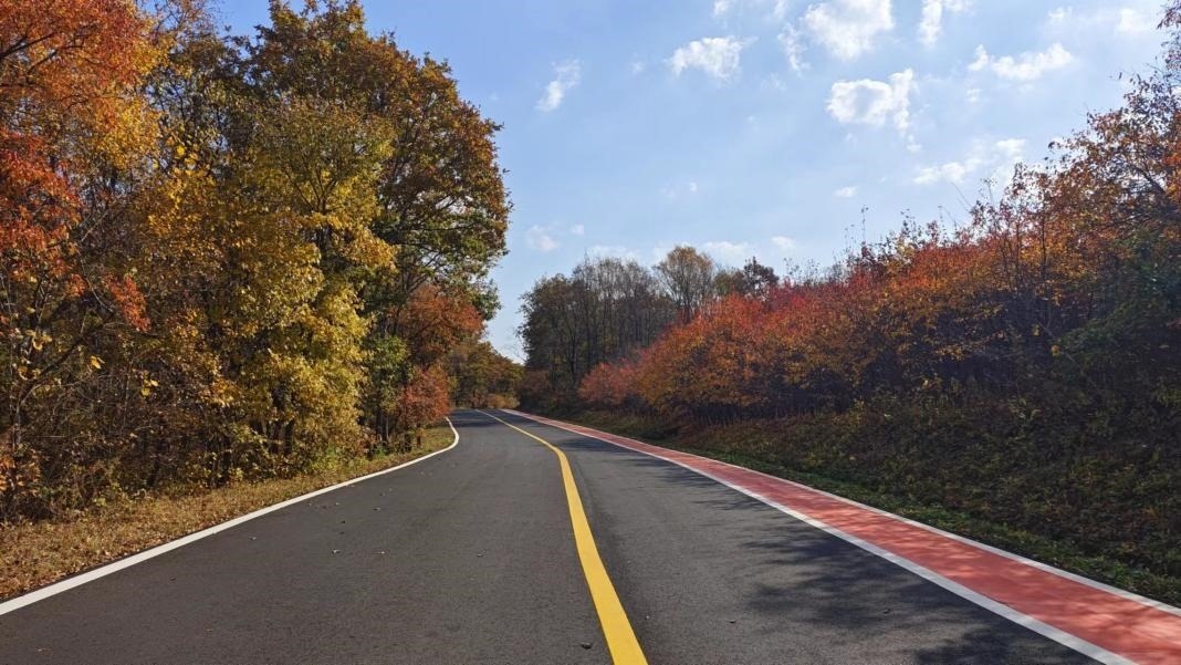 九臺(tái)區(qū)圍繞紅色文化、冰雪資源、特色民宿，進(jìn)一步完善道路功能。九臺(tái)區(qū)委宣傳部供圖