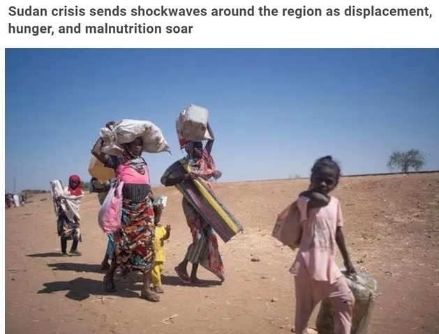 糧食危機(jī)、營(yíng)養(yǎng)不良、霍亂 蘇丹人道主義危機(jī)嚴(yán)重