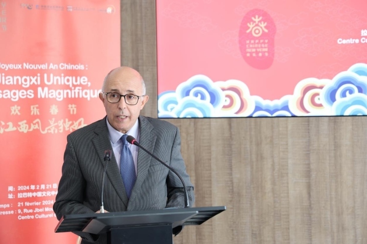 拉巴特文化藝術遺產復興協(xié)會主席德里希致辭?；艟z