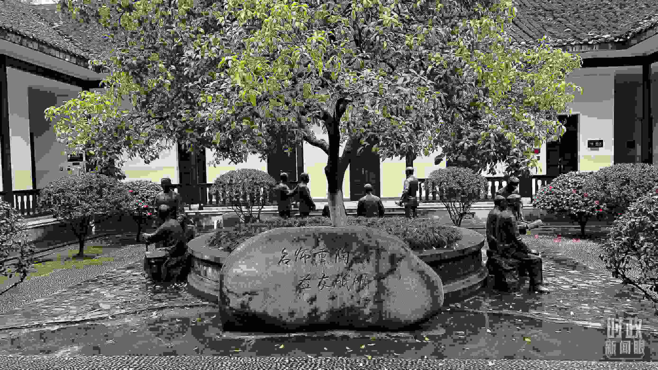 △湖南第一師范學(xué)院（城南書院校區(qū)）。（總臺(tái)央視記者覃思拍攝）